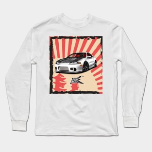 mitsubishi eclipse white Long Sleeve T-Shirt